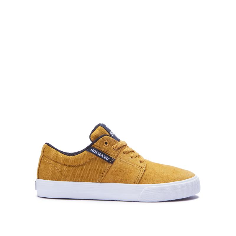 Zapatillas Bajas Supra Argentina Niños - STACKS II VULC Amarillo (GXVFM-4863)